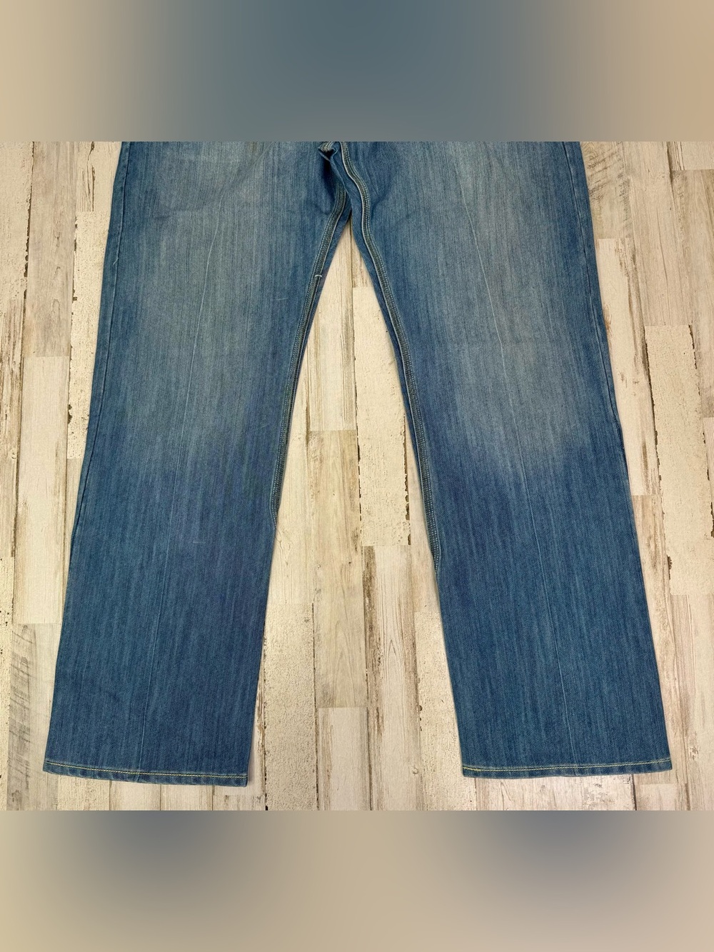Levis 514 Jeans Womens 38x31 Blue Straight Wide Leg Casual Denim - Picture 4 of 13